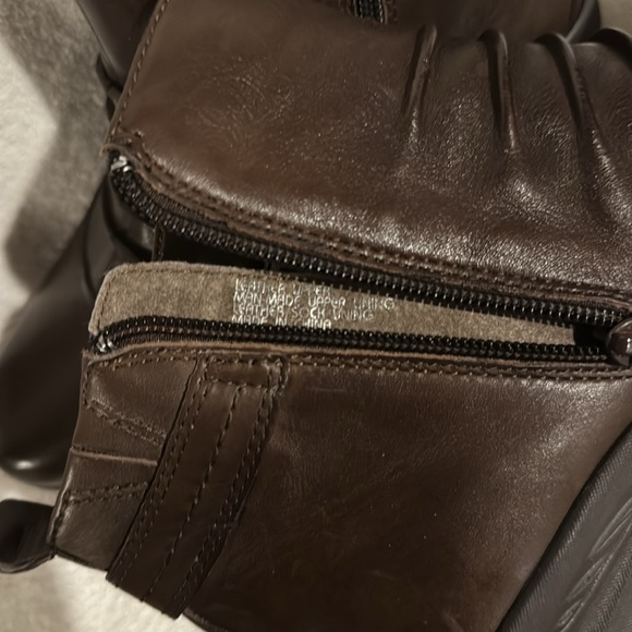 Earth Bark Soft Leather Ankle Boots - Picture 7 of 9